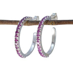 Ruby-Middle-Eastern-Sakura-multiple-Stud-Red-Sterling-Silver-Earring