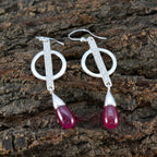 Ruby-CZ-American-Mei-multiple-Dangle-Red-Silver-Earring