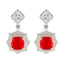 Ruby-CZ-Indian-Dewi-multiple-Stud-Red-Sterling-Silver-Earring