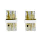 Rose-Quartz-Middle-Eastern-Violet-Solitaire-Stud-Pink-925-Sterling-Silver-Earring