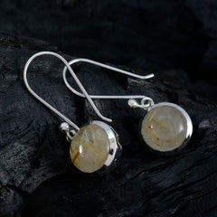 Rutile-Quartz-German-Eleanor-multiple-Dangle-Yellow-Sterling-Silver-Earring