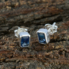 Blue-Sapphire-Australian-Natalia-Solitaire-Stud-Blue-Silver-Earring