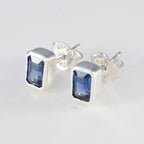 Blue-Sapphire-Australian-Natalia-Solitaire-Stud-Blue-Silver-Earring