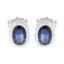 Blue-Sapphire-Russian-Rebeca-Solitaire-Stud-Blue-Sterling-Silver-Earring