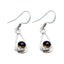 Smoky-Quartz-Korean-Jia-multiple-Dangle-Brown-92.5-Silver-Earring
