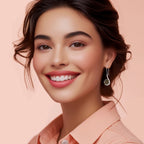 Smoky-Quartz-French-Aiko-Solitaire-Dangle-Brown-92.5-Silver-Earring