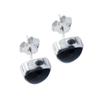 Smoky-Quartz-Moroccan-Eun-ji-Solitaire-Stud-Brown-92.5-Silver-Earring