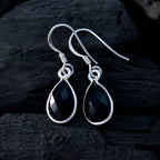 Smoky-Quartz-Italian-Hazel-multiple-Dangle-Brown-925-Sterling-Silver-Earring