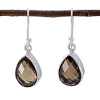 Smoky-Quartz-Latin-American-Isabella-multiple-Dangle-Brown-Sterling-Silver-Earring