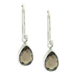 Smoky-Quartz-Latin-American-Isabella-multiple-Dangle-Brown-Sterling-Silver-Earring