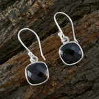 Smoky-Quartz-Turkish-Hua-multiple-Dangle-Brown-Silver-Earring