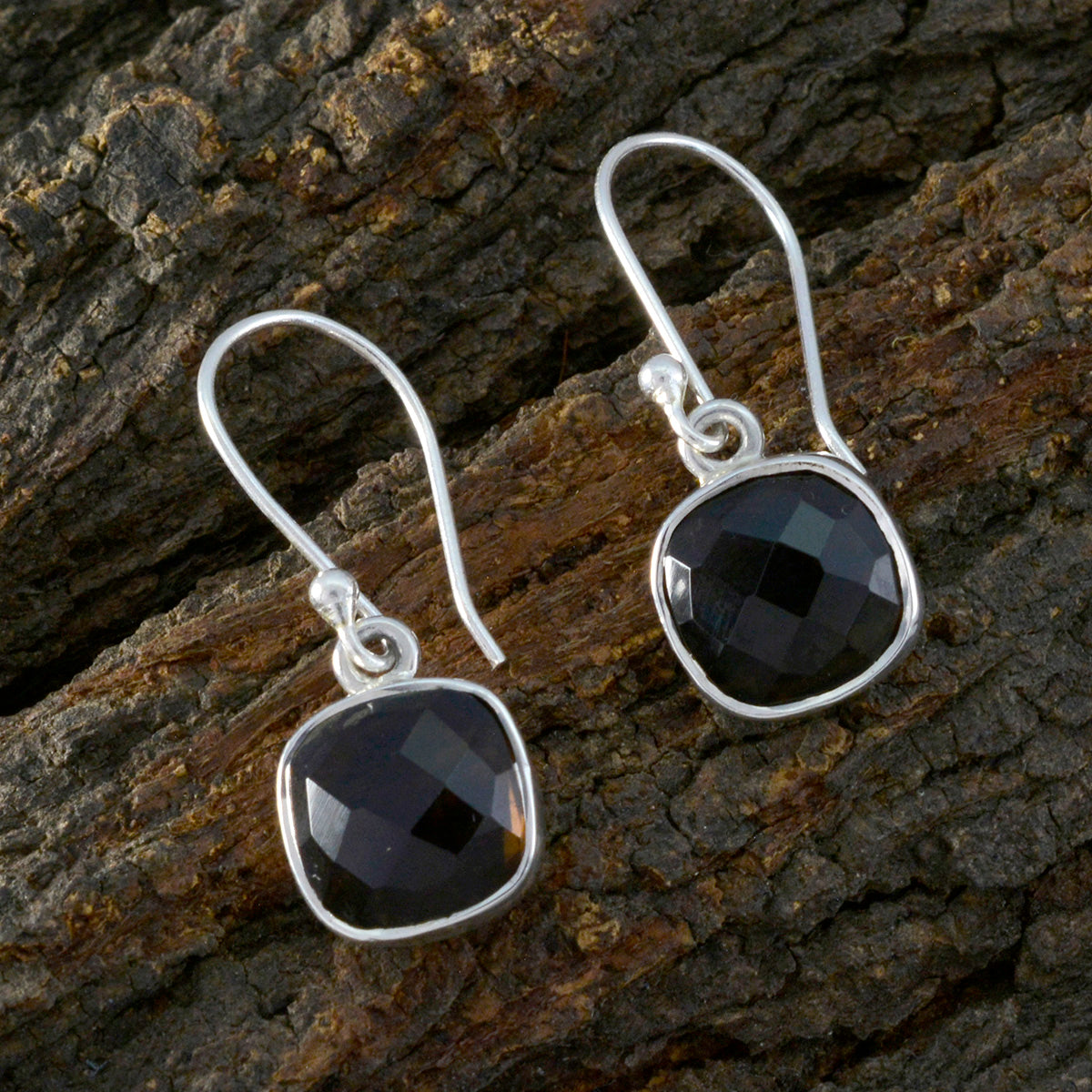 Smoky-Quartz-Turkish-Hua-multiple-Dangle-Brown-Silver-Earring