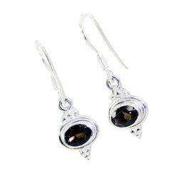 Smoky-Quartz-African-Naomi-multiple-Dangle-Brown-925-Silver-Earring