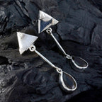 Smoky-Quartz-Japanese-Wen-multiple-Stud-Brown-925-Silver-Earring