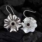 Smoky-Quartz-Moroccan-Anna-Solitaire-Dangle-Brown-Sterling-Silver-Earring