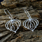 Smoky-Quartz-Spanish-Agustina-Solitaire-Dangle-Brown-925-Silver-Earring