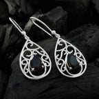 Smoky-Quartz-Turkish-Carolina-Solitaire-Dangle-Brown-925-Sterling-Silver-Earring