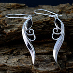 Smoky-Quartz-Italian-Cecilia-Solitaire-Dangle-Brown-92.5-Silver-Earring