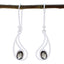 Smoky-Quartz-Spanish-Dayana-Solitaire-Dangle-Brown-925-Silver-Earring