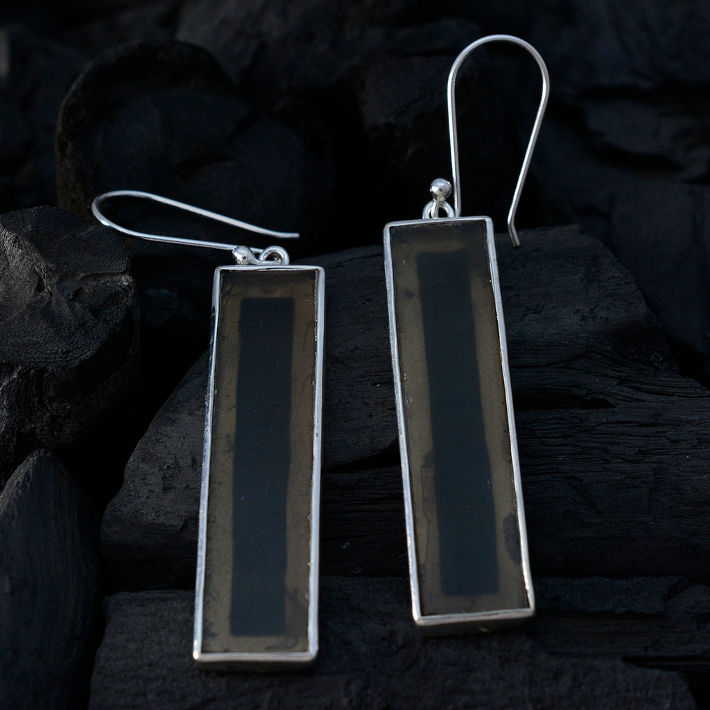 Smoky-Quartz-Russian-Isabella-Solitaire-Dangle-Brown-Silver-Earring