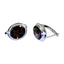 Smoky-Quartz-Russian-Andrea-Solitaire-Stud-Brown-92.5-Silver-Earring