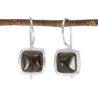 Smoky-Quartz-Turkish-Dayana-Solitaire-Dangle-Brown-925-Sterling-Silver-Earring