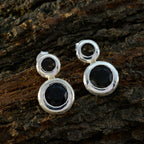 Smoky-Quartz-Mexican-Emily-Toi-et-Moi-Stud-Brown-92.5-Silver-Earring