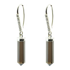 Smoky-Quartz-Egyptian-Patricia-multiple-Dangle-Brown-Sterling-Silver-Earring
