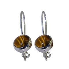 Tiger-Eye-Turkish-Renata-multiple-Dangle-Brown-925-Sterling-Silver-Earring