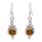 Tiger-Eye-Spanish-Valentina-multiple-Dangle-Brown-Sterling-Silver-Earring