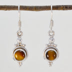 Tiger-Eye-Spanish-Valentina-multiple-Dangle-Brown-Sterling-Silver-Earring