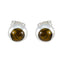 Tiger-Eye-Australian-Constanza-Solitaire-Stud-Brown-92.5-Silver-Earring