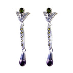 Tourmaline-Indian-Nisa-multiple-Stud-multicolor-925-Sterling-Silver-Earring