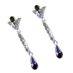 Tourmaline-Indian-Nisa-multiple-Stud-multicolor-925-Sterling-Silver-Earring