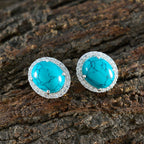 Turquoise-American-Alina-multiple-Stud-Blue-Sterling-Silver-Earring
