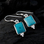 Turquoise-Japanese-Anna-multiple-Dangle-Blue-92.5-Silver-Earring