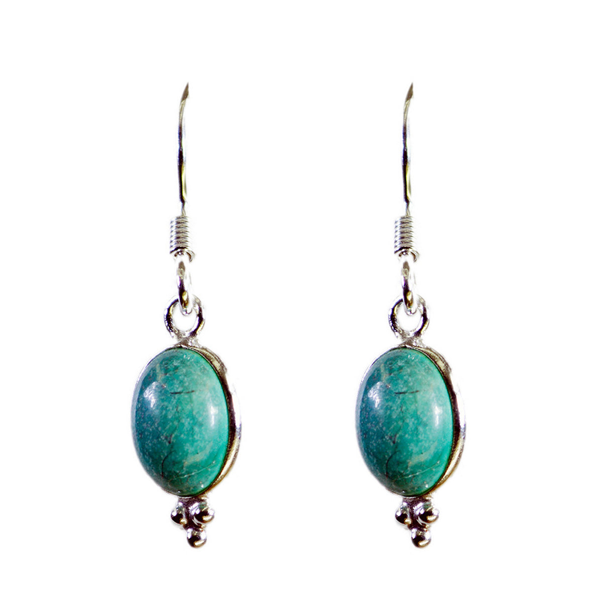 Turquoise-Japanese-Alina-multiple-Dangle-Blue-Sterling-Silver-Earring Image principale du produit