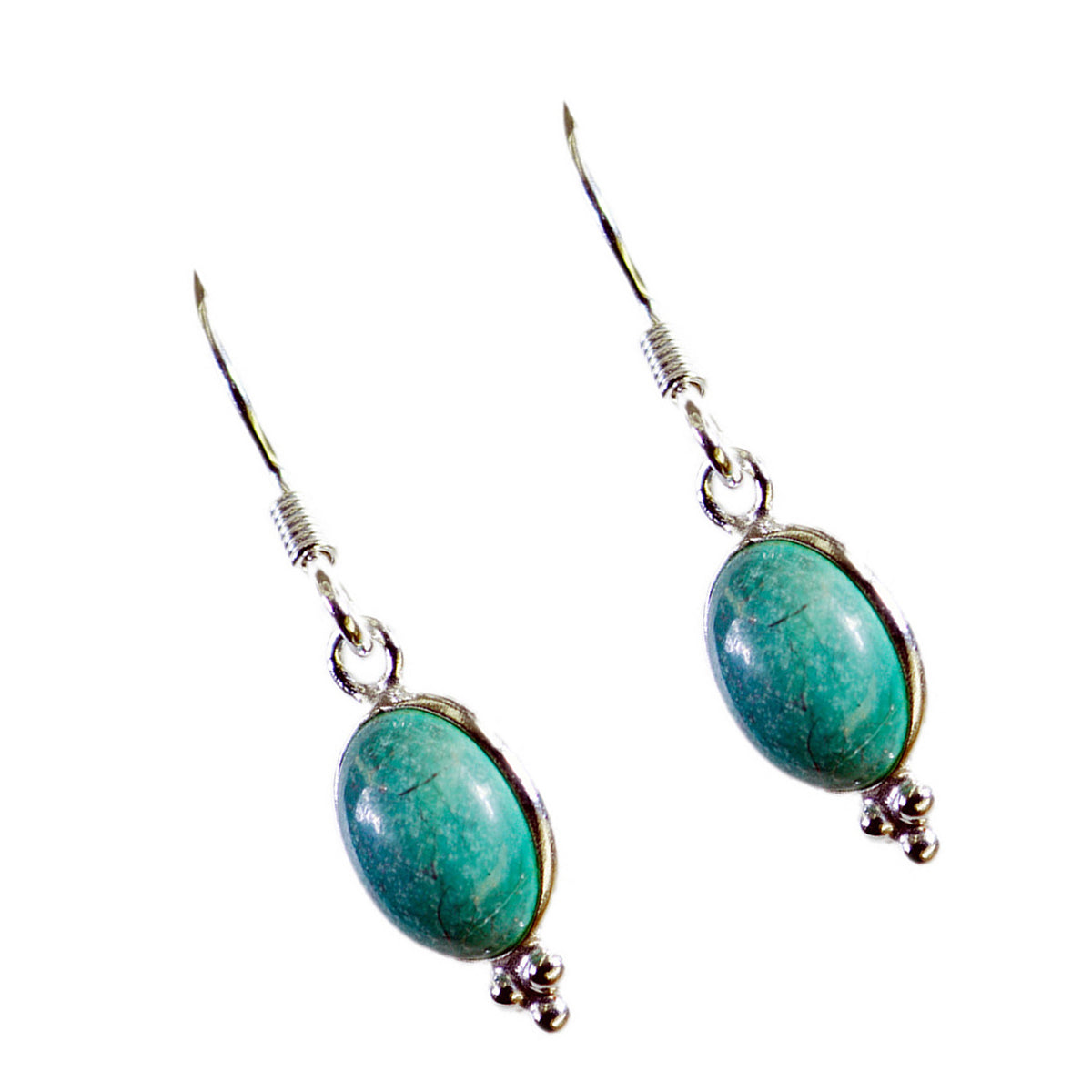 Boucles d'oreilles pendantes multiples en argent sterling bleu turquoise japonaise Alina Image secondaire du produit