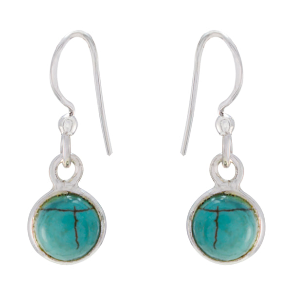 Turquoise-French-Bella-multiple-Dangle-Blue-925-Silver-Earring