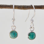 Turquoise-French-Bella-multiple-Dangle-Blue-925-Silver-Earring