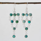 Turquoise-German-Bianca-multiple-Dangle-Blue-925-Sterling-Silver-Earring