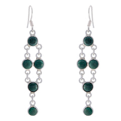 Turquoise-Russian-Camilla-multiple-Dangle-Blue-Silver-Earring