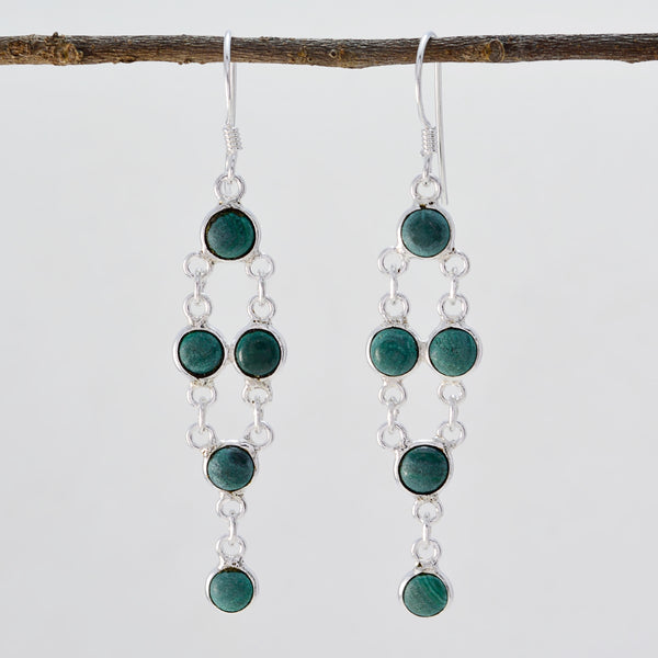 Turquoise-Russian-Camilla-multiple-Dangle-Blue-Silver-Earring