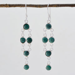 Turquoise-Russian-Camilla-multiple-Dangle-Blue-Silver-Earring