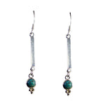 Turquoise-Australian-Sarah-multiple-Dangle-Blue-925-Silver-Earring