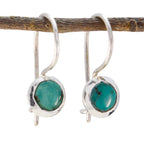 Turquoise-African-Charlotte-multiple-Dangle-Blue-925-Sterling-Silver-Earring