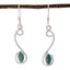 Turquoise-Australian-Milagros-multiple-Dangle-Blue-Sterling-Silver-Earring