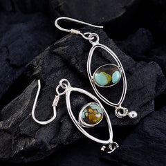 Turquoise-Mexican-Lili-multiple-Dangle-Blue-Silver-Earring