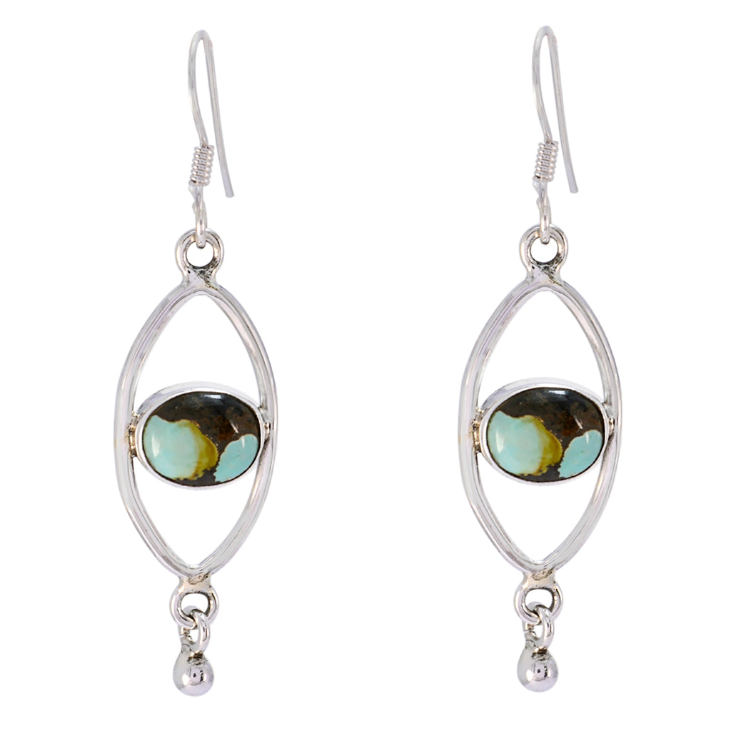 Turquoise-Mexican-Lili-multiple-Dangle-Blue-Silver-Earring