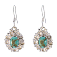 Turquoise-American-Eleanor-multiple-Dangle-Blue-Sterling-Silver-Earring